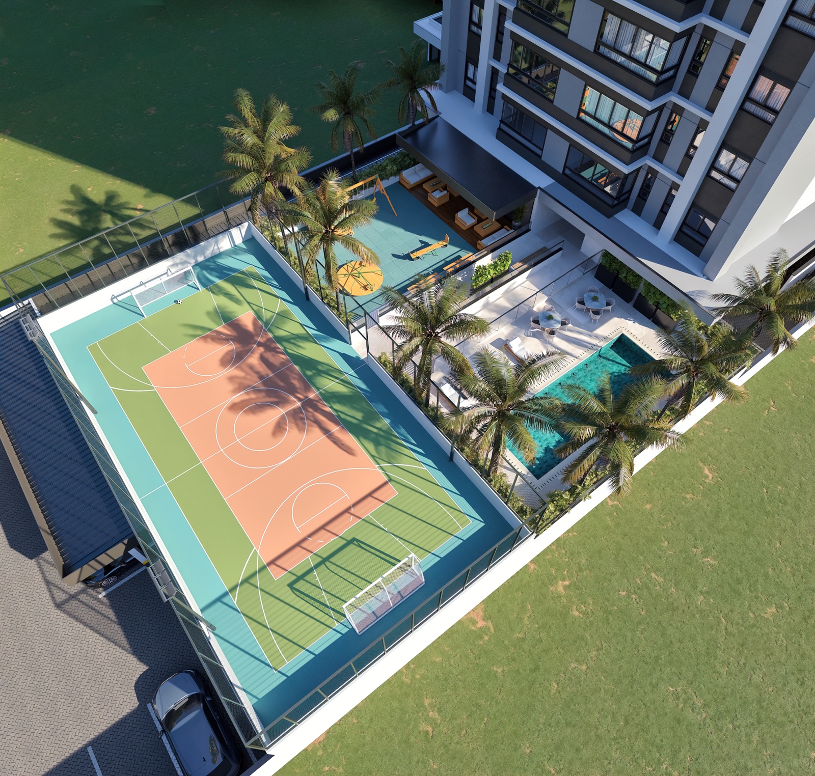 Aurum Residence,vista aérea